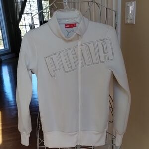 PUMA Cream Full-Zip Jacket